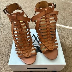 Posh Daring High Heel Sandal Cognac From Sheikh.